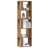 VidaXL Bibliotecă, stejar artizanal, 45x24x159 cm, lemn prelucrat