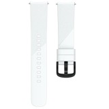 Curea silicon, compatibila Samsung Galaxy Watch Active, telescoape Quick Release, 20mm, Alb