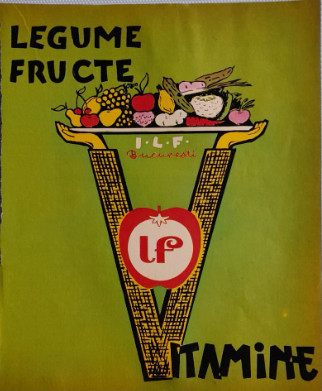 1971 Reclamă ILF Bucuresti LEGUME FRUCTE VITAMINE comunism, epoca aur 24 x 20 cm foto