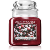 Country Candle Frosted Cranberries lum&acirc;nare parfumată 453 g