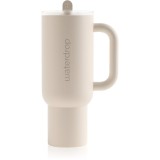 Waterdrop Explorer Tumbler pahar din oțel inoxidabil cu pai White 1100 ml