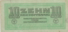 Germania 10 Reichspfennig - Wehrmacht P-M34 VG foto