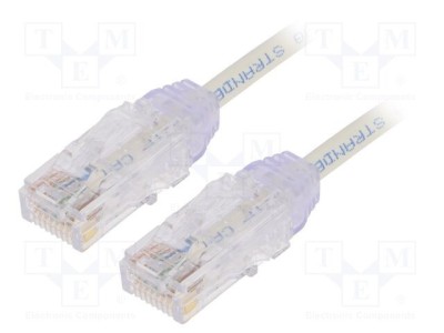 Patch cord PANDUIT TX6-28&amp;trade; U/UTP 6 litat Cu LSZH alb 3m 28AWG foto