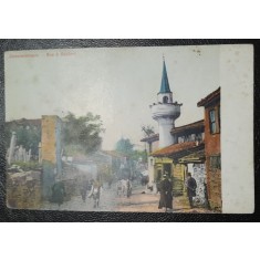 Carte postala, Constantinopole Ruse a Scutari, color
