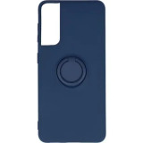 Cumpara ieftin Husa Cover Silicon Finger Grip pentru Samsung S22 Plus Albastru
