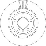 TRW DF6617S Disc frana