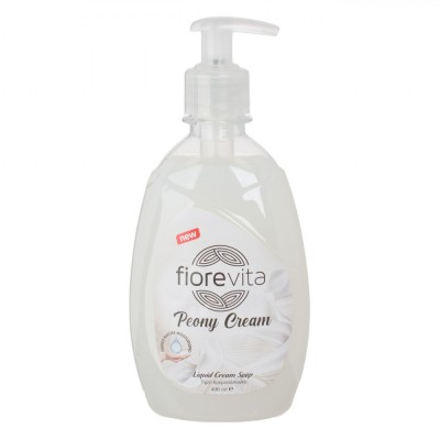 Săpun Lichid Fiorevita, Peony Cream, Capacitate 400ml, Cu Pompa foto