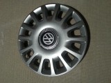 Capace Roti 14 inch VW Lupo Fox Polo Golf 3 4 Gri - Set 4 Bucati cu Embleme Metalice