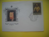 HOPCT PLIC S FDC NR 867 MUZEUL ERMITAJ PICTURA ENGLEZA 1984 -RUSIA -NECIRCULAT