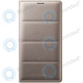 Portofel Samsung Galaxy Note 4 Flip auriu camel EF-WN910BEEGWW