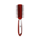 Perie de par, circulara, 9518KMU, rosie