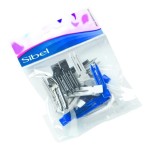 Set clipsuri profesionale pentru salon/coafor/barbershop/frizerie 20 bucati, Sinelco