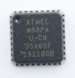 MCU, 8BIT, AVR, 8K FLASH, 32MLF ATMEGA88PA-MU MICROCHIP