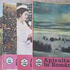 REVISTA APICULTURA IN ROMANIA PE ANUL 1988 NR.6, 7, 10, 11-COLECTIV