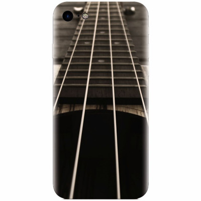 Husa silicon pentru Apple Iphone 8, Bass Guitar foto