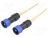 Conector fibra optica, {{Subtip conector}}, 1 pini, BULGIN - PXF4054CAA