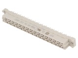 Conector DIN 41612 Mamă 32 PIN 6A THT Aurit HARTING