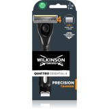 Wilkinson Sword Quattro Precision Trimmer Aparat de ras + rezervă lame 2 pc
