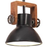 Lampa suspendata industriala, negru, 19 cm, 25 W, E27, rotund