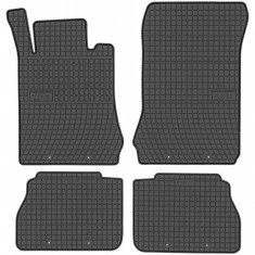 Set Covorase Auto Cauciuc Negro Mercedes-Benz E-Class W210 1995-2003 Cod: 0786 foto