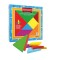 JOC TANGRAM COLORAT DIN LEMN, REDKA
