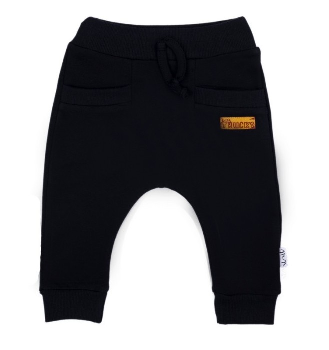 Pantalon de trening (181275) Colectia &quot;Big Trucks&quot; 2021 Negru Marimea 74