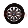 Set 4 Capace Roti BMW R16 Argintii, Plastic Flexibil, Universale - Compatibil Jante Tabla Otel