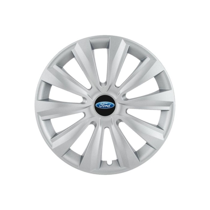 Set 4 capace roti 15 inchi (R15) Delta Gri, Compatibile Cu Ford