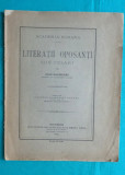Ioan Kalinderu &ndash; Literatii oposanti sub Cesar ( 1898 )