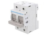Separator cu Fuzibil 63A 400V pentru Șină DIN Poli 2, Hager