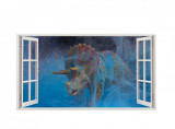 Cumpara ieftin Sticker decorativ cu Dinozauri, 85 cm, 4423ST