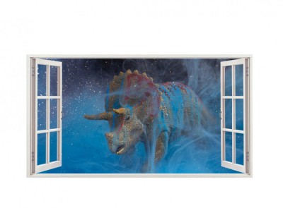 Sticker decorativ cu Dinozauri, 85 cm, 4423ST foto