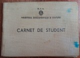 QW13 25 - 1957 - Carnet student - Institutul pedagogic Maxim Gorki
