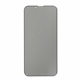 Folie de sticla securizata DEPOX&reg; pentru protectie compatibila iPhone 13/13 Pro, 3D, Anti-spy, neagra, acoperire full-cover