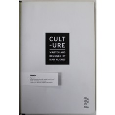 CULT - URE , written and designed by RIAN HUGHES , ANII &#039;2000 , COPERTA CU DEFECTE
