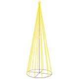 Cumpara ieftin Brad de Craciun conic, 732 LED-uri, alb cald, 160x500 cm