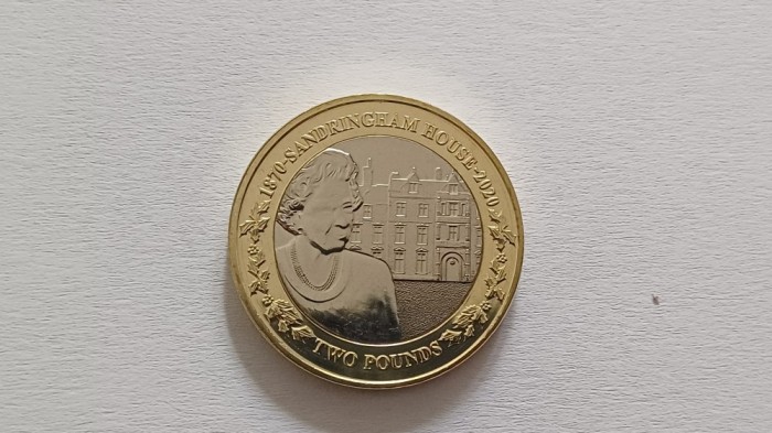 Jersey-2 Pound 2020-Casa Sandringham-UNC