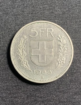 Moneda 5 franci 1988 Elvetia foto