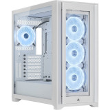 Carcasa PC iCUE 5000X RGB QL Edition White, Corsair