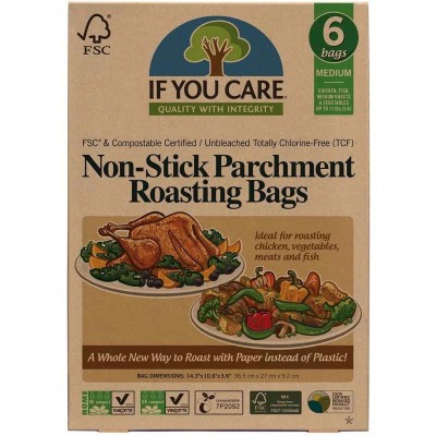 Pungi pentru Copt Nealbite Fara Clor Compostabile Medium 6 bucati If You Care foto