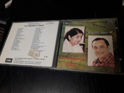 [CDA] Lata Mangeshkar &amp;amp; Mukesh - Romantic Duets Of - cd audio original foto