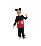 Costum carnaval pentru copii Mickey Mouse Classic ( licentiat), marime XS (3-4 ani)