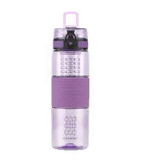Sticla apa Uzspace Tritan, fara BPA cu capac 700ml violet Handy KitchenServ