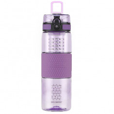 Sticla apa Uzspace Tritan, fara BPA cu capac 700ml violet Handy KitchenServ