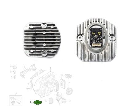 Modul LED BMW Seria 5 (G30/G31), 05.2017-08.2020, partea stanga, semnalizare in far; LED, foto