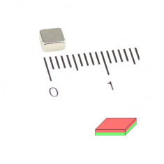 Magnet neodim N52 4x4x2 mm, bloc de dimensiune mica