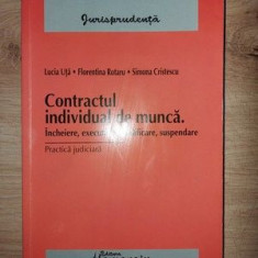 Contractul individual de munca- Lucia Uta, Florentina Rotaru