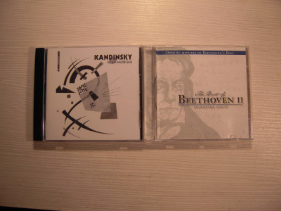 LOT de 2 CD muzica clasica - KANDINSKI et la musique si Beethoven - The best II foto