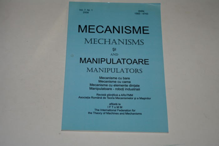 Revista Mecanisme Nr. 1 - 2008