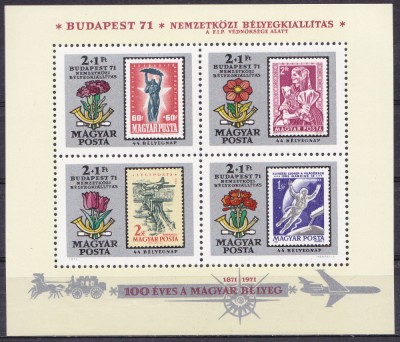 TSV % - 1971 MICHEL 2688-2691 UNGARIA, MNH/** LUX foto